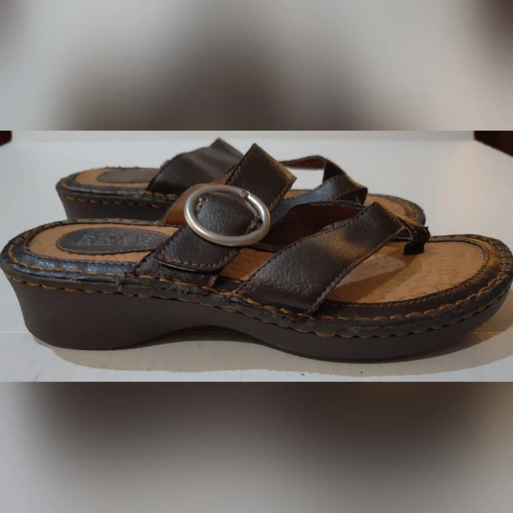 Canyon River Blues Mens Brown Leather Sandals Size‎ 7.5M 11894 Glen